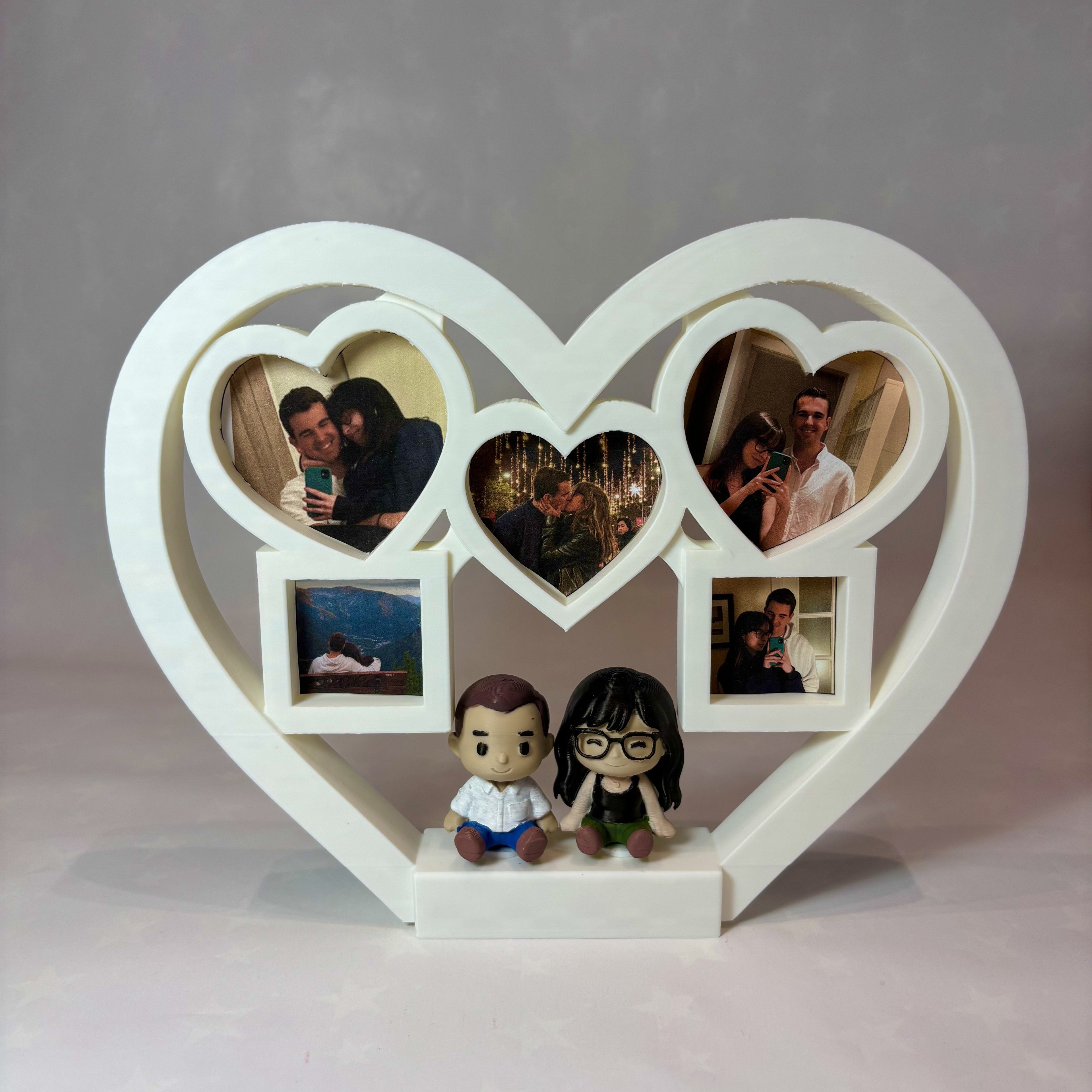 Marco "Nuestros Momentos" con Figuras 3D